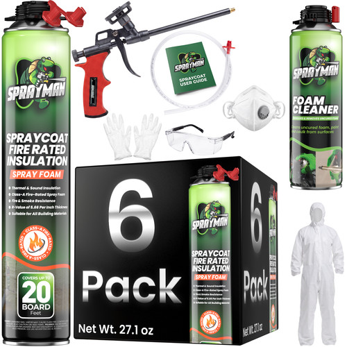 Spray foam insulation - spray, kit